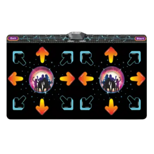2-Player Dance Mat Game with Motion Sensor