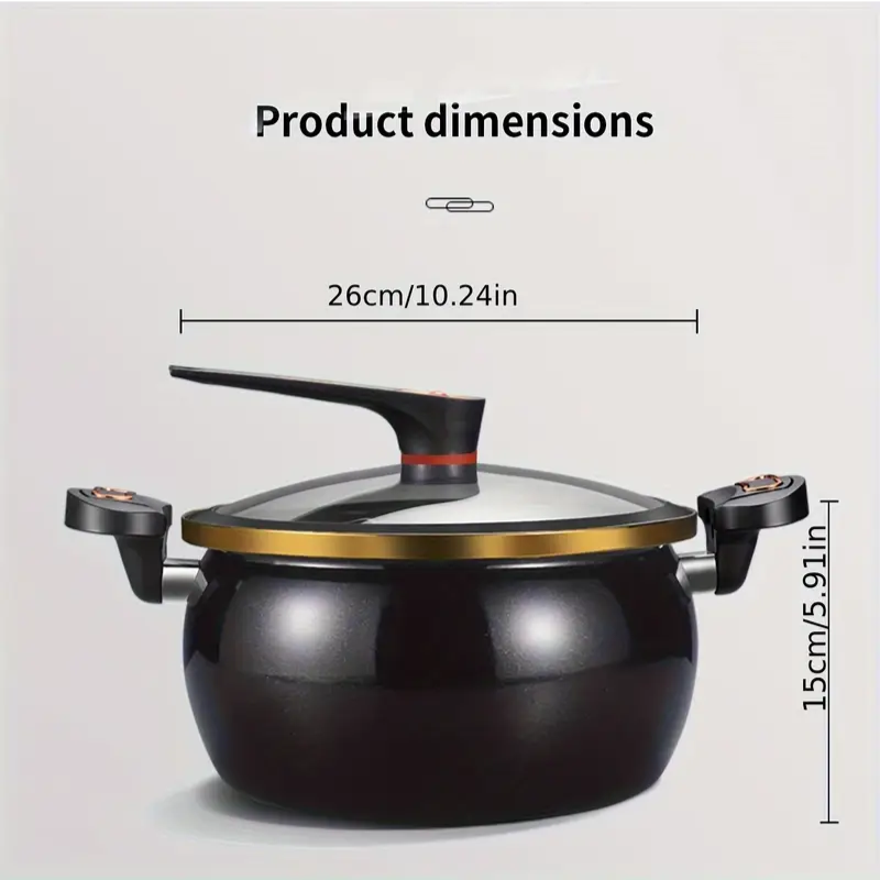 Chubby Soup Pot Non-Stick for All Stoves