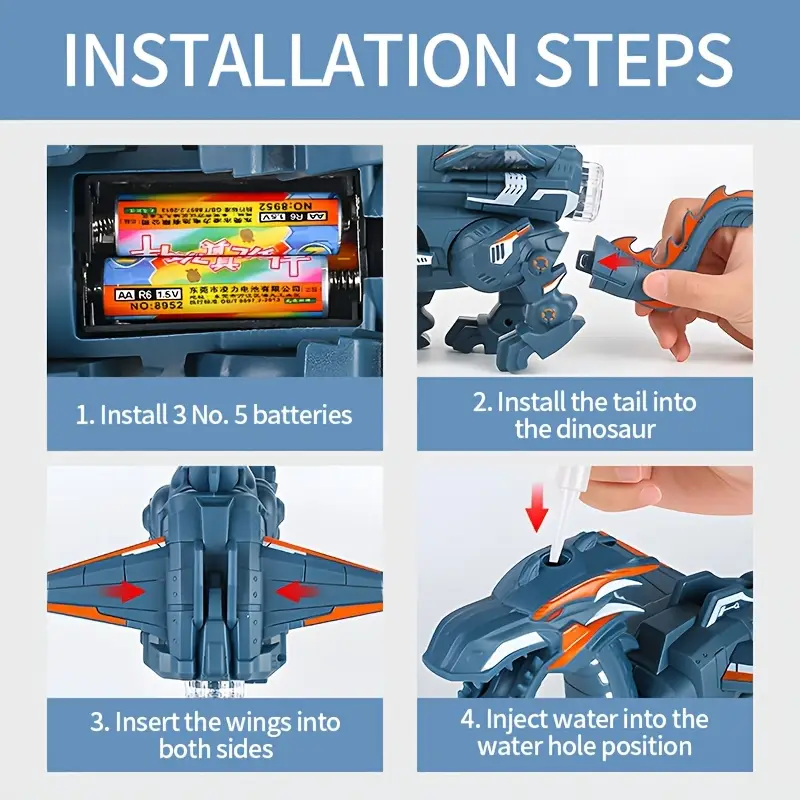 Walking Dinosaur Toy with Lights