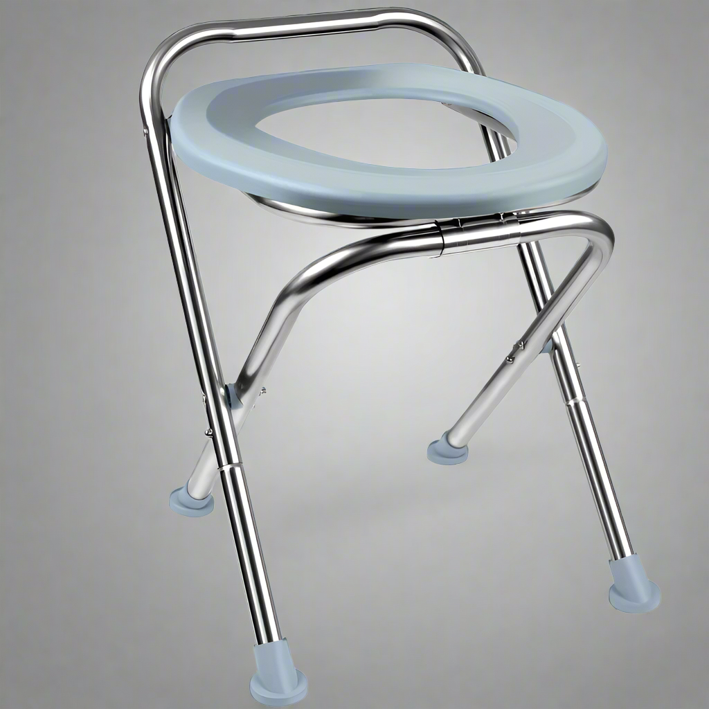 Portable Stainless Steel Camping Toilet