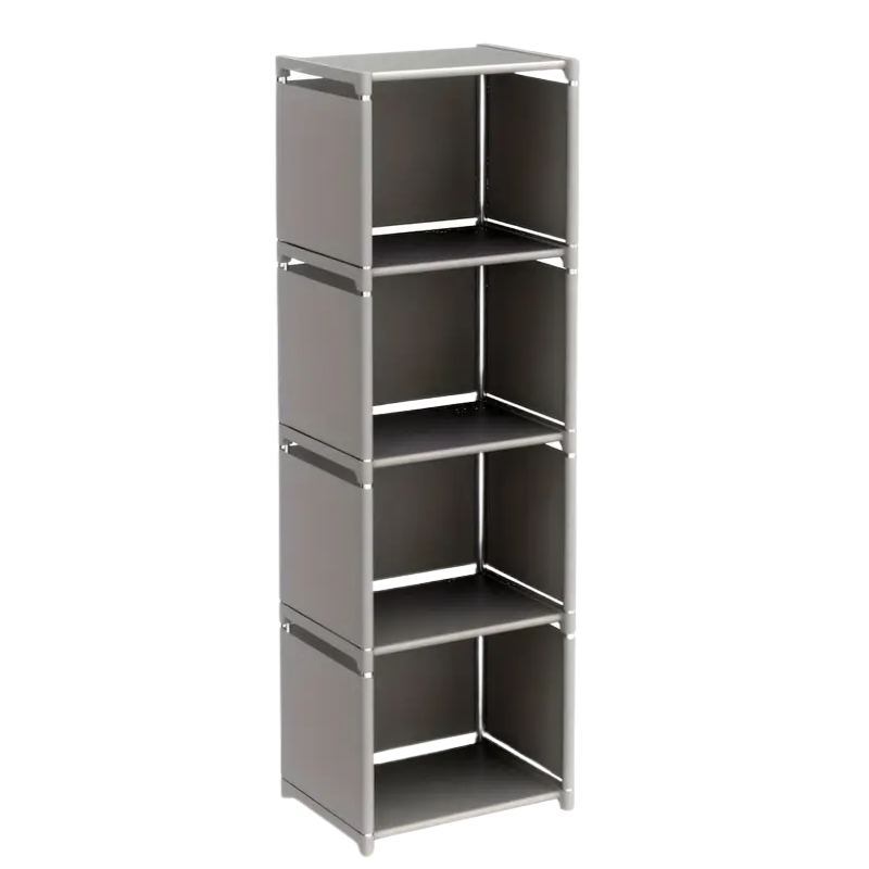 Metal Bookshelf Storage Rack for Home & Office (4-Tier)