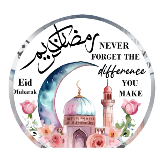 Eid Celebration Acrylic Decor Star & Moon Design