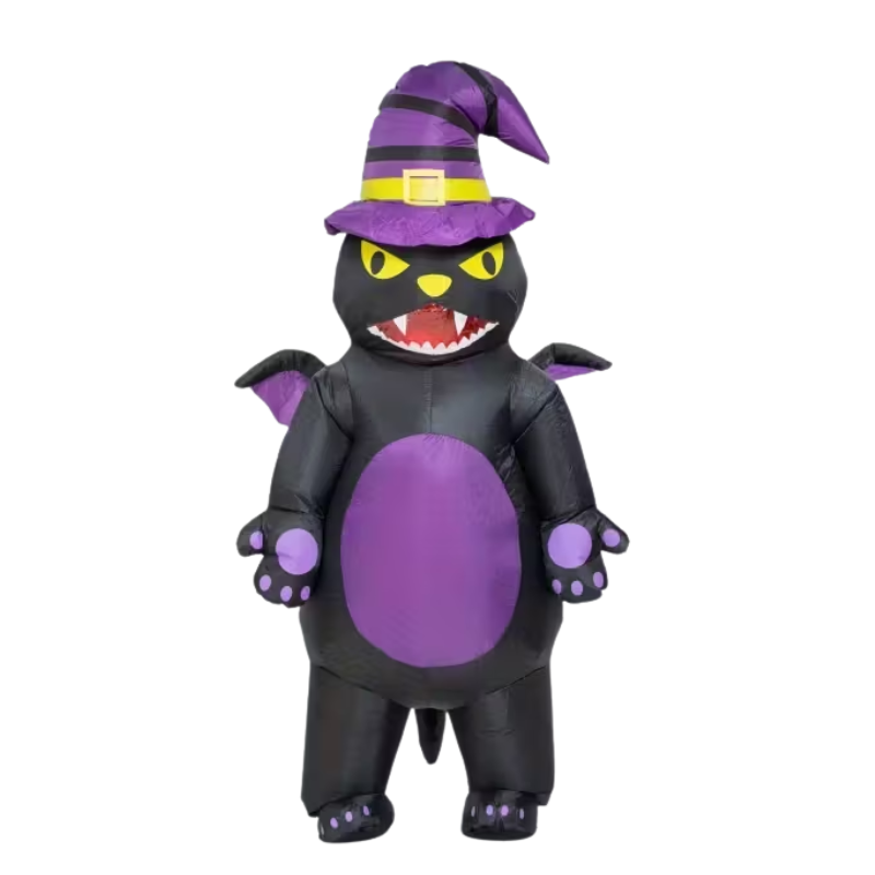 Inflatable Cat Costume with Motorized System