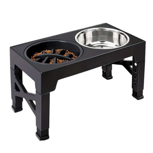 Dog Bowl Stand with 3 Bowls
