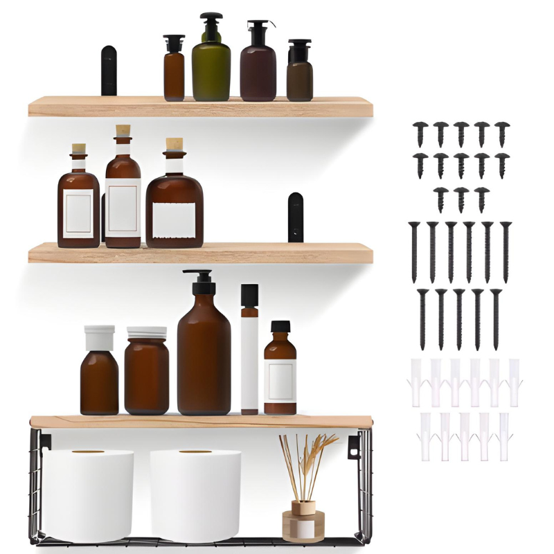 Wall Mounted Floating Shelves