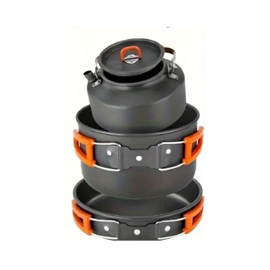 Outdoor Camping Cookware Set with Storage Bag