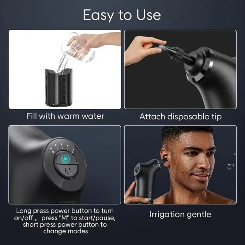 Electric Ear Wax Removal Kit Rechargeable