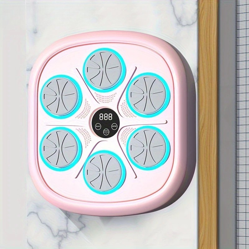 Smart Music Boxing Wall Pad Home Training (Pink)