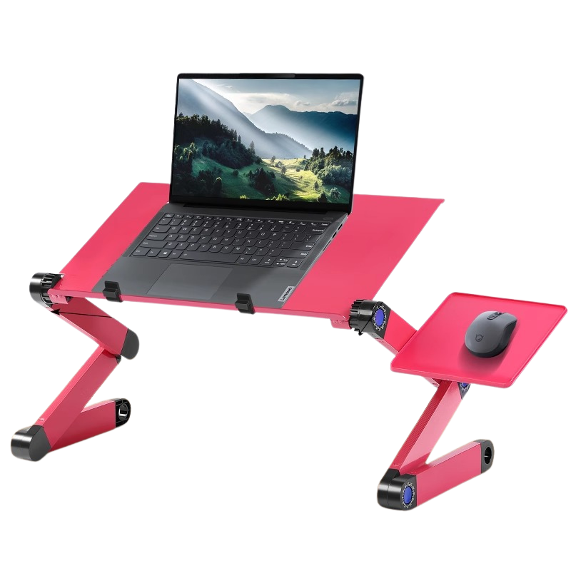 Standing Laptop Desk with Mouse Board
