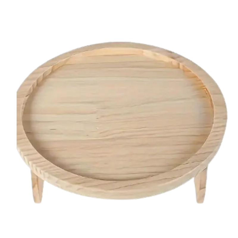 Foldable Wooden Sofa Armrest Tray Clip-On