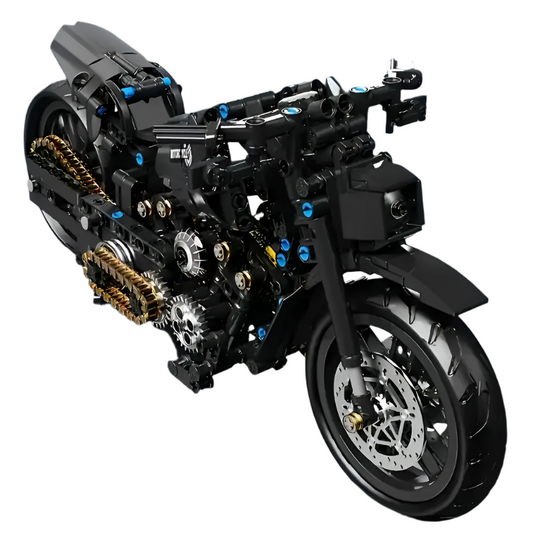 Retro Motorcycle Building Block Kit (1000pcs)