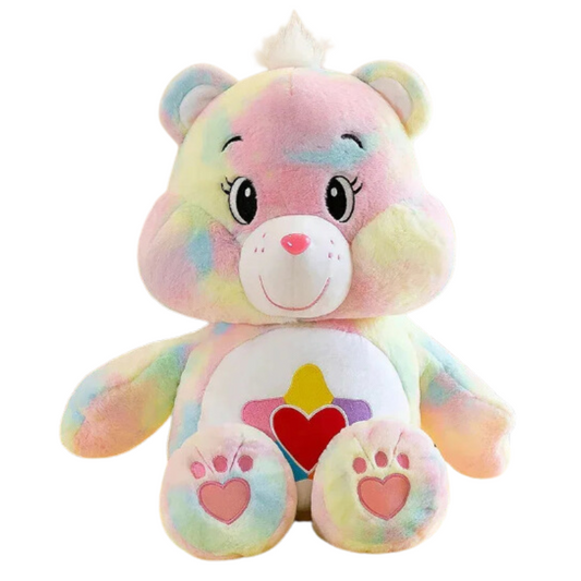 Rainbow Bear Plush Toy Soft Stuffed Pillow
