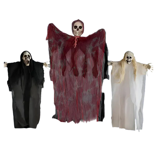 Halloween Hanging Skull Decoration Props (3pcs)