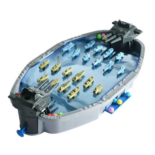 Navy Battleship Game 2-Player Shooting War Board