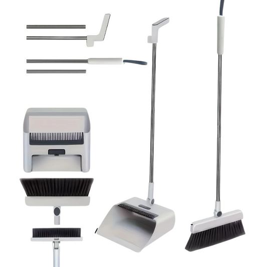 3-in-1 Home Cleaning Kit Broom Dustpan Brush