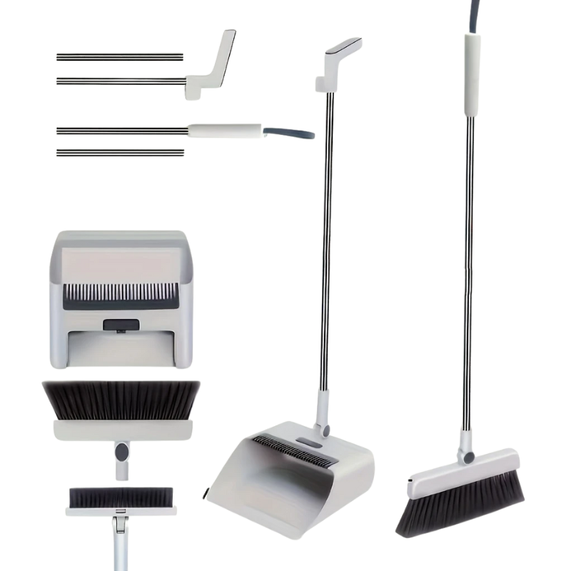 3-in-1 Home Cleaning Kit Broom Dustpan Brush