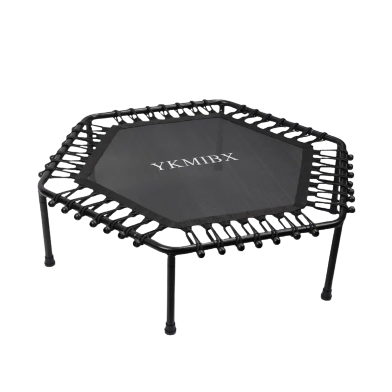 Hexagonal Fitness Trampoline Quiet Bounce Home Gym