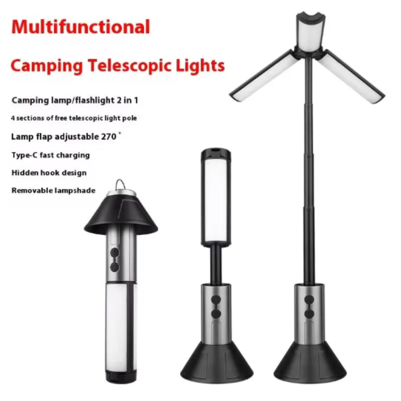 Multi-Functional USB Rechargeable Camping Lantern Flashlight