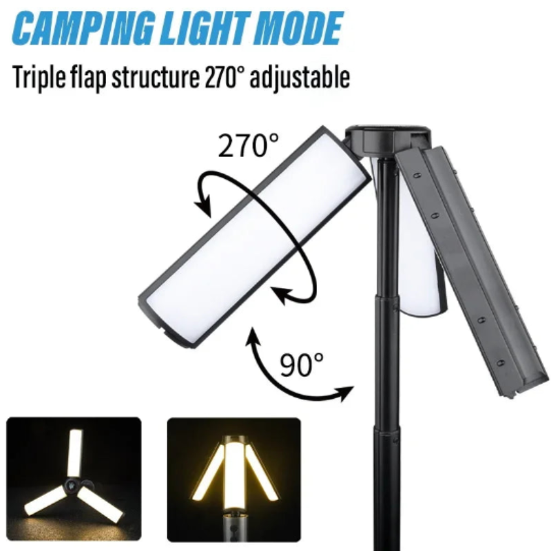 Multi-Functional USB Rechargeable Camping Lantern Flashlight