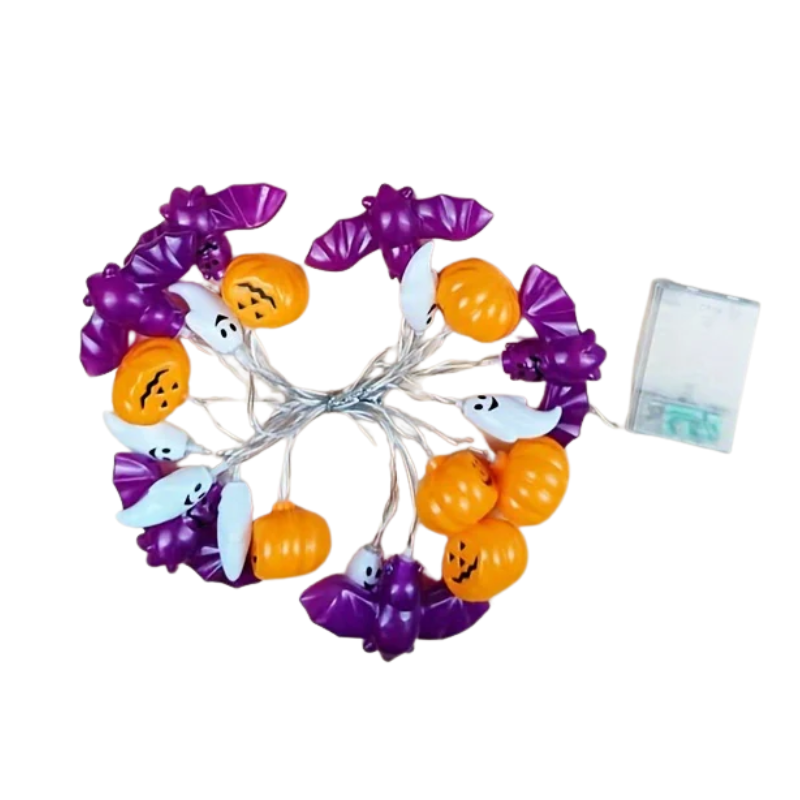 Halloween LED Pumpkin Bat String Lights