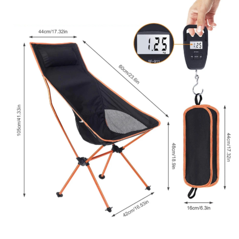 Outdoor Portable Folding Camping Chair Ultralight Seat