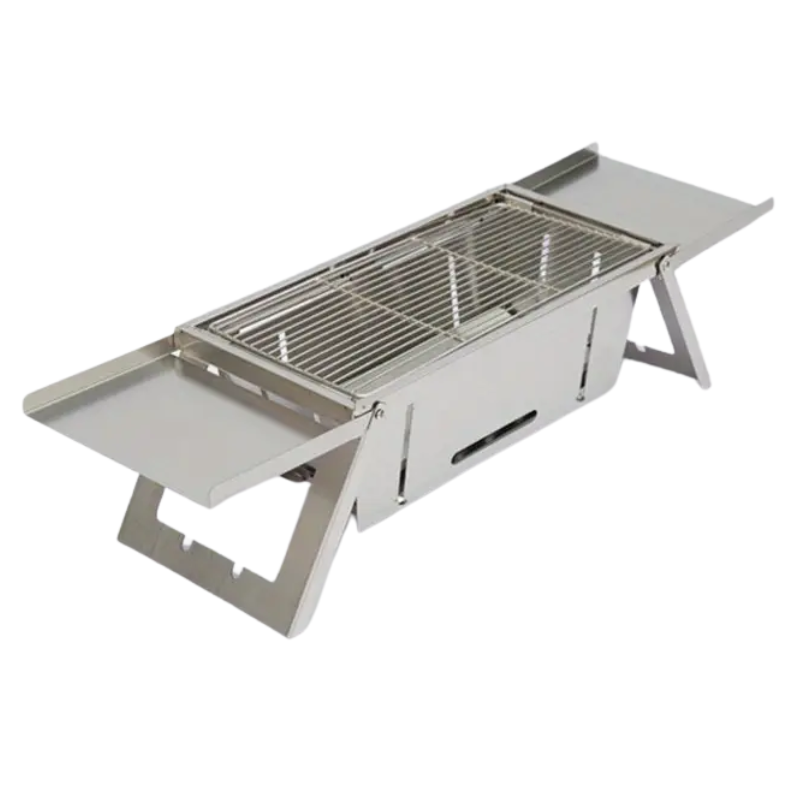 Foldable Stainless Steel Charcoal Grill for Outdoor