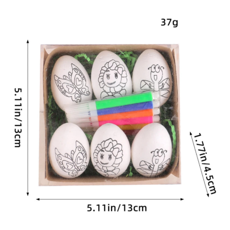DIY Easter Egg Painting Kit with Paint Pens