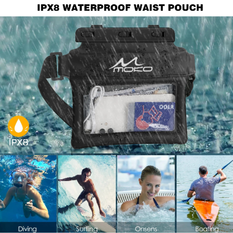 Waterproof Floating Phone Pouch Dry Bag for Water Sports