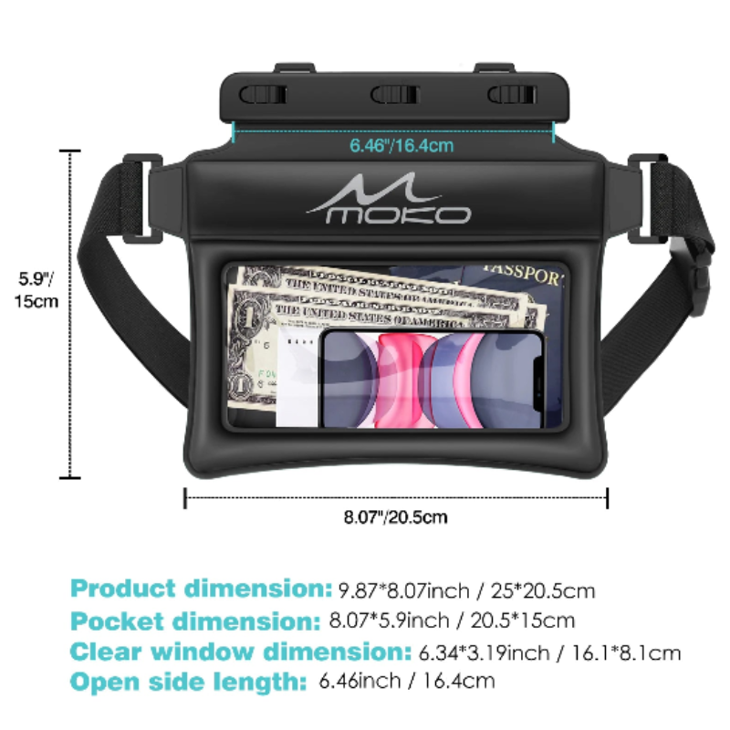 Waterproof Floating Phone Pouch Dry Bag for Water Sports