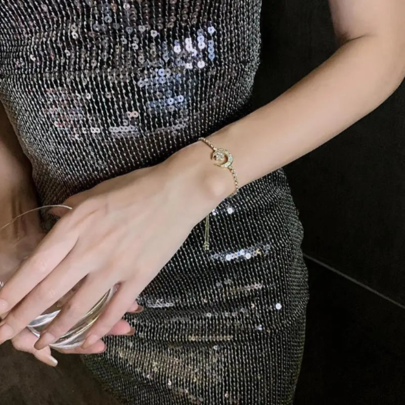 Muslim Moon Star Bracelet Eid Gift Jewelry