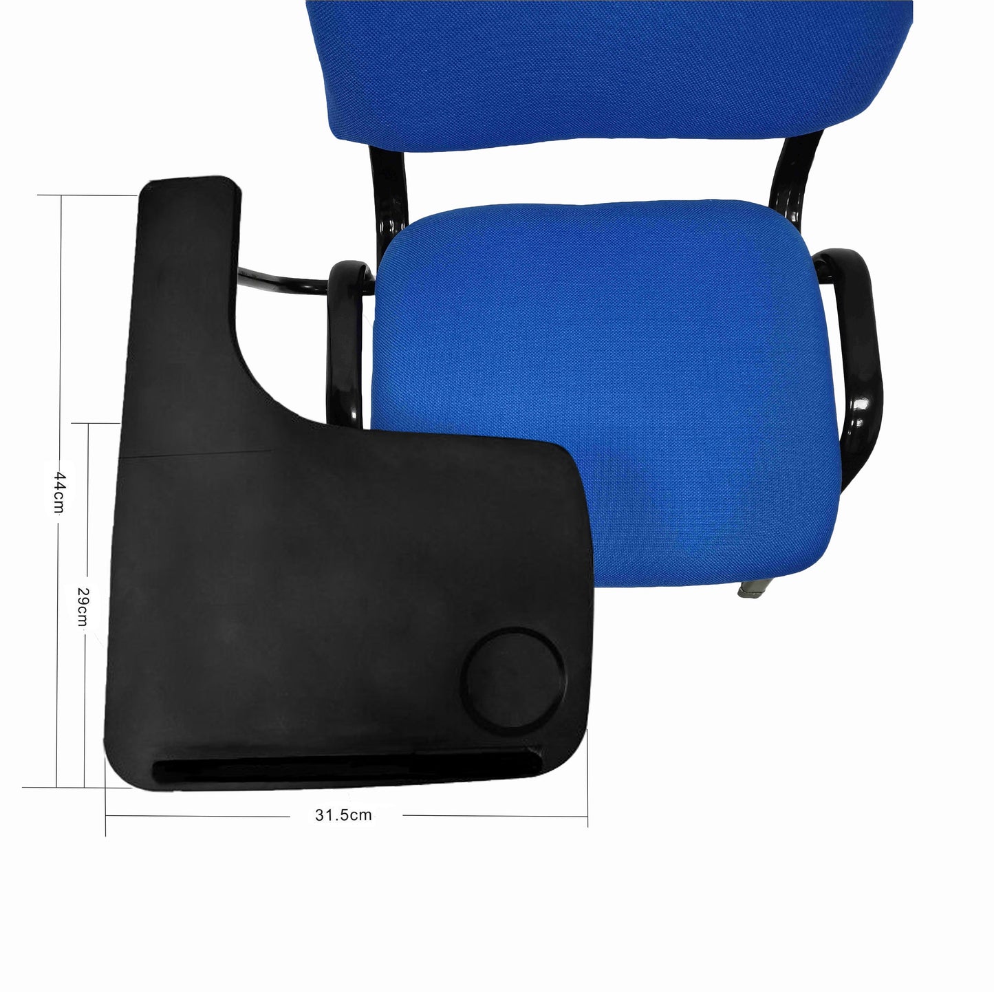 Lecture Chair with Table Top for Classroom Lecture Training Conference (Set of 6-Blue)