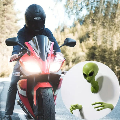 1pc Green Eyes Alien Moto