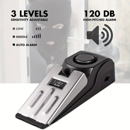 Door Stop Alarm Anti-Theft Security (2pcs)