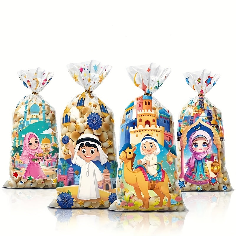 50pcs Moon Castle Ramadan Party Gift Bags