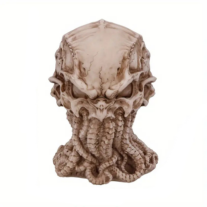 Mythological Resin Statue - Octopus Head Skull