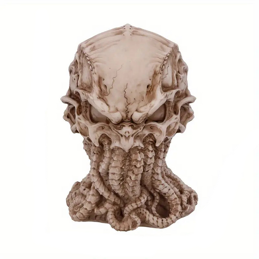 Mythological Resin Statue - Octopus Head Skull