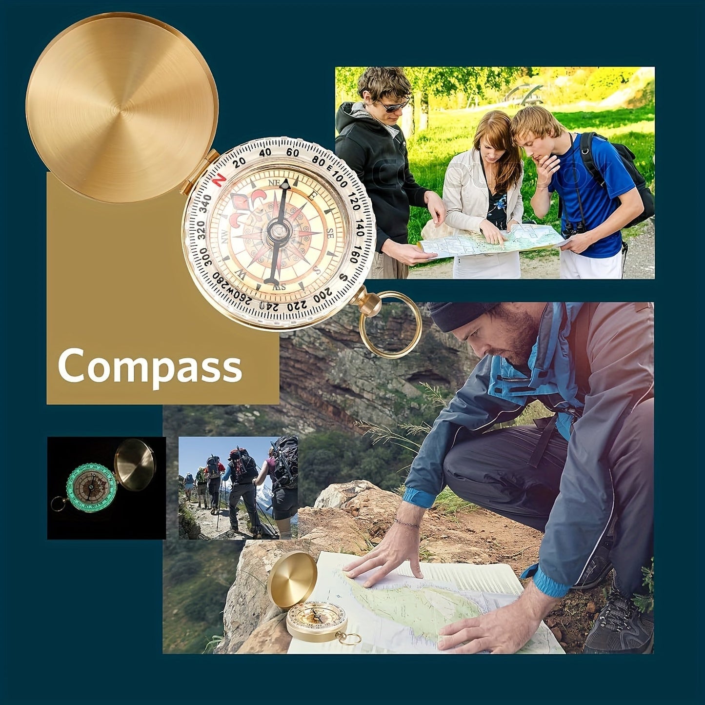 14-in-1 Camping Survival Kit with Magnesium Rod