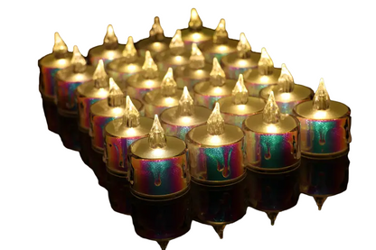 Radiant Glow: Set of 24 LED Electronic Candles