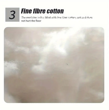 12kg Non-Slip Fitness Ball Filled with High Elastic Cotton Yarn