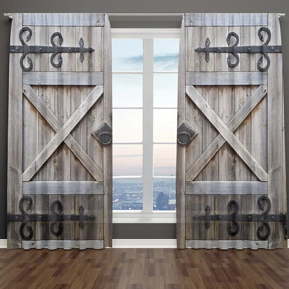Waterproof Vintage Door Curtains with Timeless Appeal