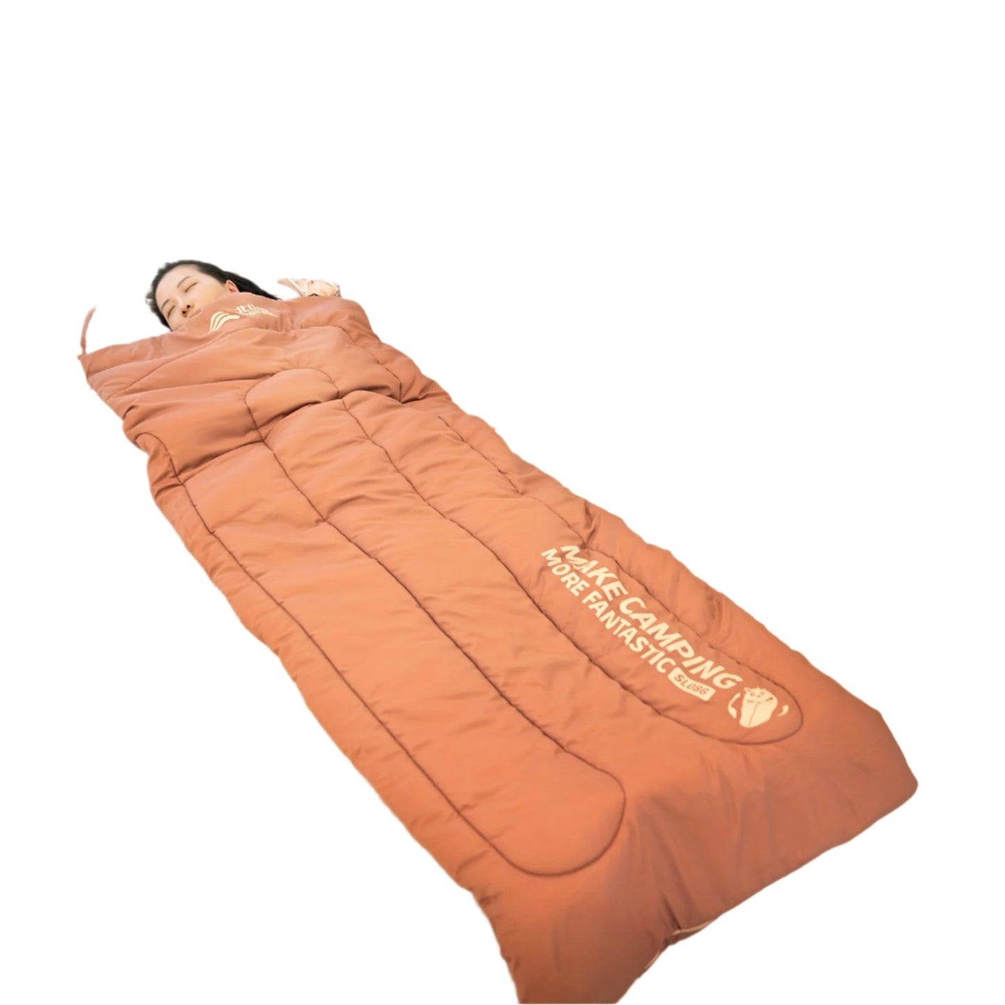 Warm Oval Sleeping Bag with Hat