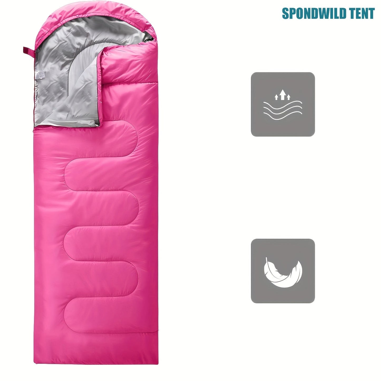 Sleeping Bag Lightweight All-Season for Adults