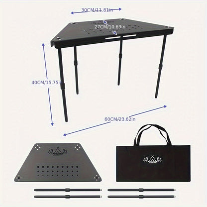 Aluminum Camping Table Non-Folding Hexagonal