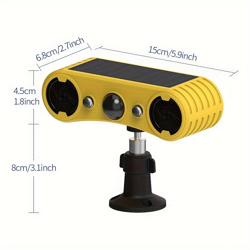 Solar Motion Alarm with Strobe Lights