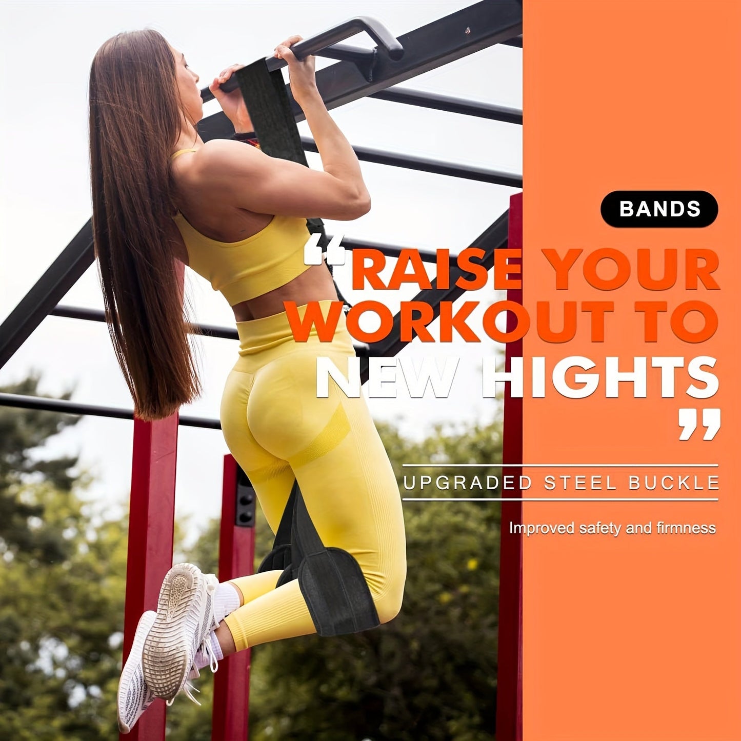 5-Pack Adjustable Pull-Up Resistance Bands Set