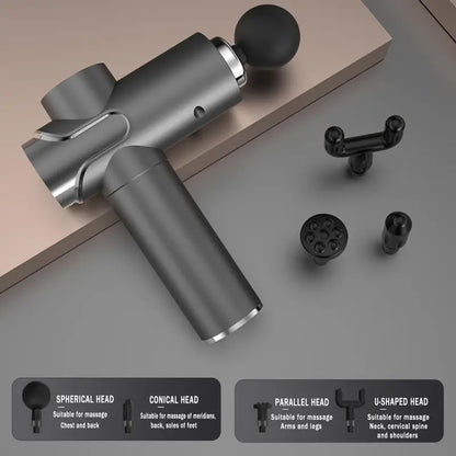 Professional Deep Tissue Massage Gun with 99-Speed LCD Display(Grey)