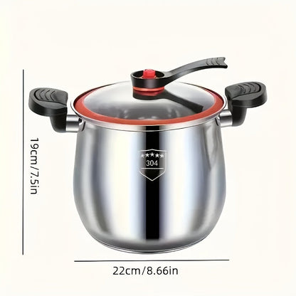Non-Stick Stainless Steel Stew Pot Fast Seal