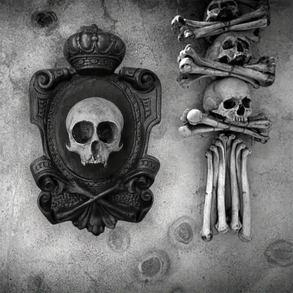 Gothic Skull Wall Hanging Decor - Resin Pendant