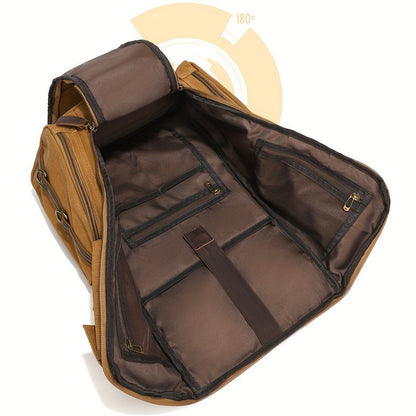 Vintage Canvas Laptop Backpack Travel & Commute Bag