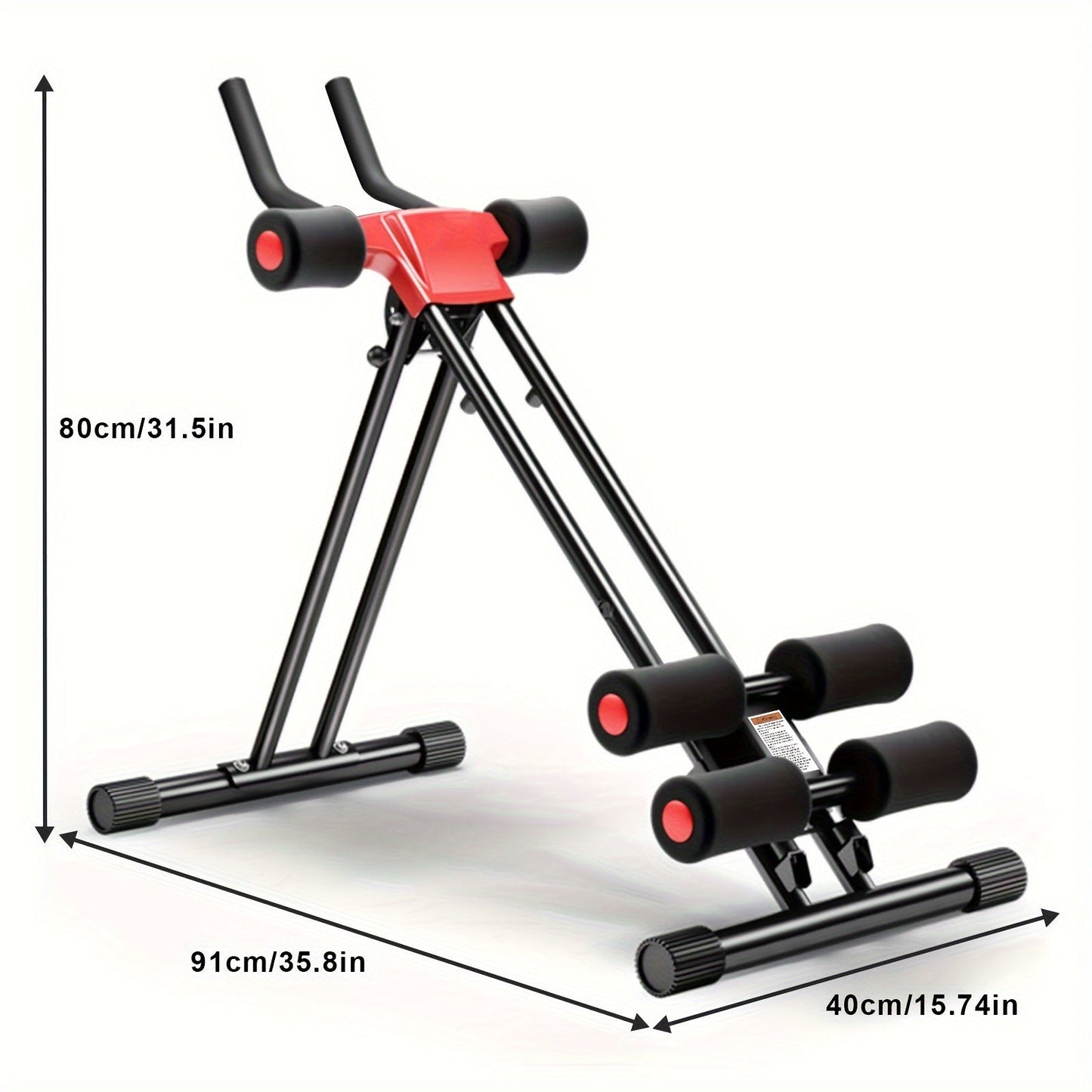 Ab Workout Machine Adjustable Foldable Core Trainer